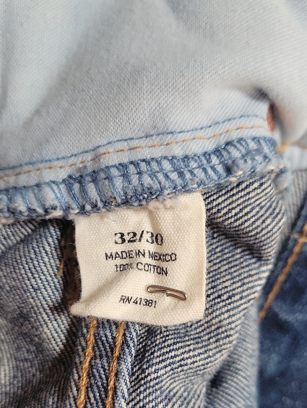 Polo by Ralph Lauren Men's Vintage 15941 Straight-Leg Blue Jeans. NWOT - Picture 8 of 8